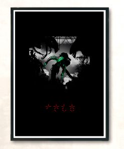 Green Blood Modern Poster Print