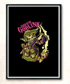 Green Goblink Modern Poster Print