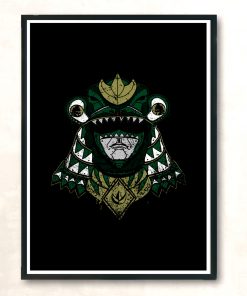 Green Shogun Ranger Modern Poster Print