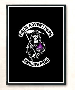 Grim Adventures Modern Poster Print