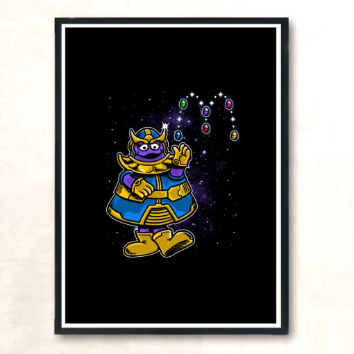 Grimace Modern Poster Print