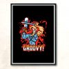 Groovy Modern Poster Print