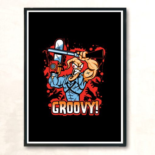 Groovy Modern Poster Print