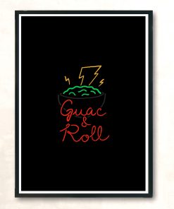 Guac And Roll Modern Poster Print