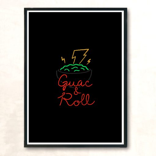 Guac And Roll Modern Poster Print