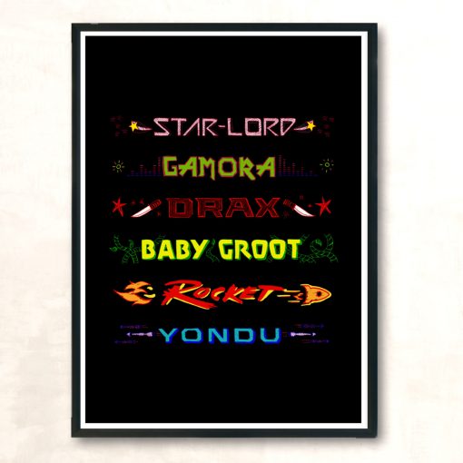 Guardians Kids Modern Poster Print