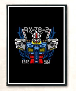 Gundam Rx 78 2 Modern Poster Print