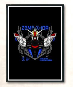 Gundam Zgmf X 10 A Modern Poster Print