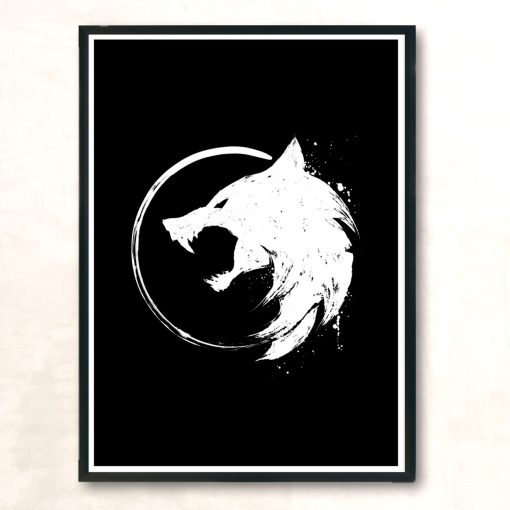 Gwynbleidd Symbol Modern Poster Print