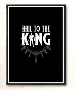 Hail To The New King Modern Poster Print