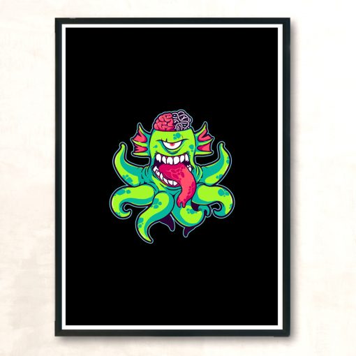 Halfwit Tentacles Modern Poster Print