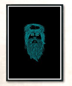 Hallelujah Hair Modern Poster Print