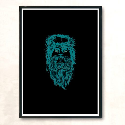 Hallelujah Hair Modern Poster Print