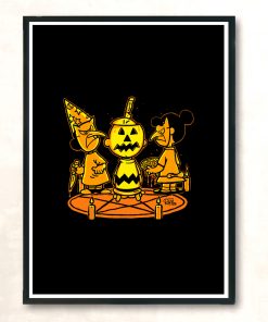 Halloween nuts 01 Modern Poster Print