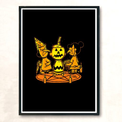 Halloween nuts 01 Modern Poster Print