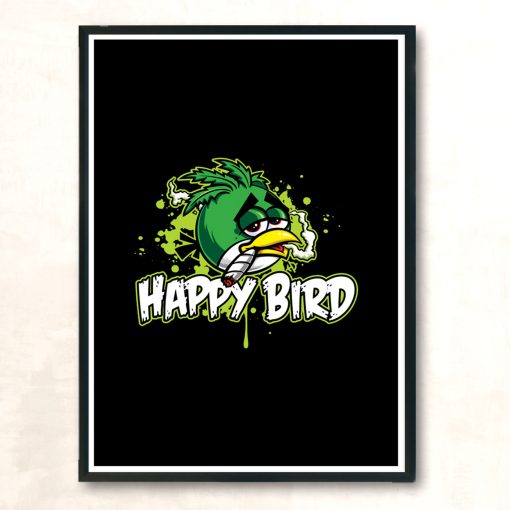 Happy Bird Modern Poster Print