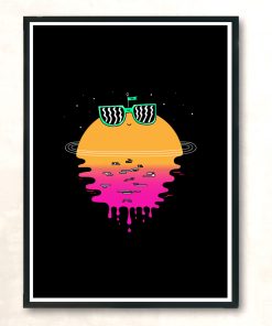 Happy Sunset Porky Roebuck Modern Poster Print