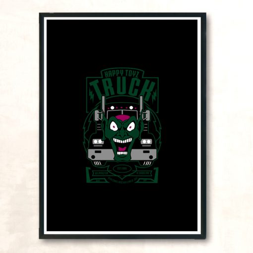 Happy Toyz Truck Modern Poster Print