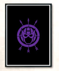 Hawkeye Pattern Modern Poster Print