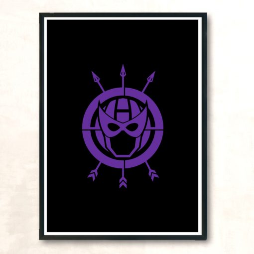 Hawkeye Pattern Modern Poster Print