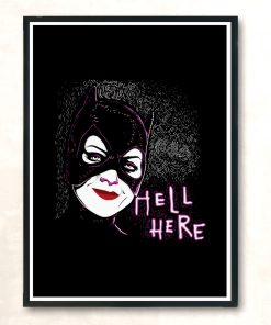 Hell Here Modern Poster Print