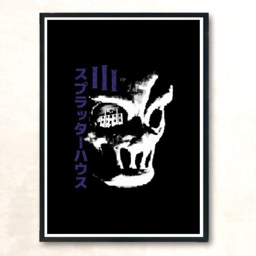 Hell Mask Modern Poster Print