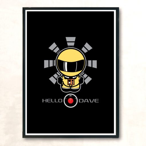 Hello Dave Modern Poster Print