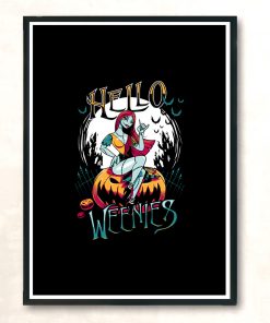 Hello Weenies Modern Poster Print