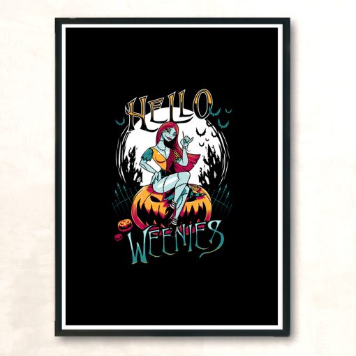 Hello Weenies Modern Poster Print