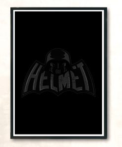 Helmet Man Modern Poster Print