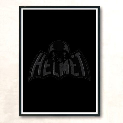 Helmet Man Modern Poster Print