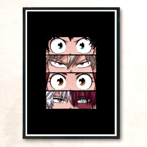 Hero Eyes Modern Poster Print