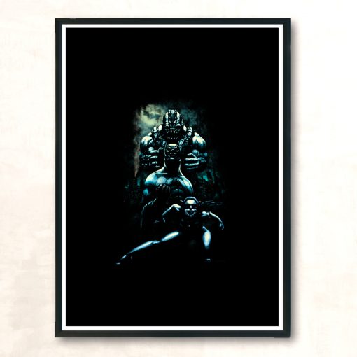 Hero Villain Cat Modern Poster Print