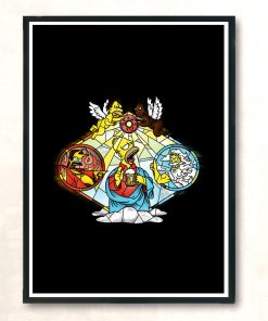 Holy Donut Modern Poster Print