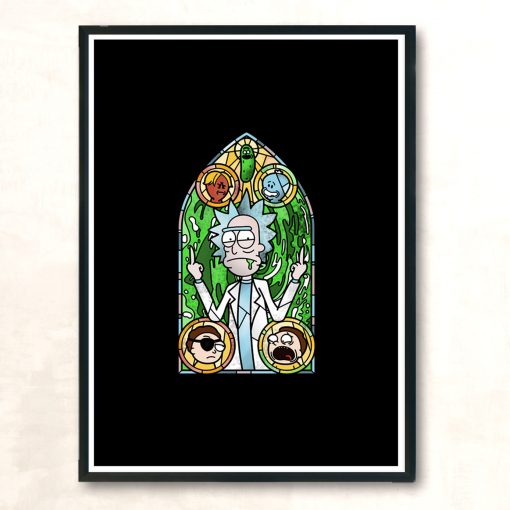 Holy Rick Modern Poster Print