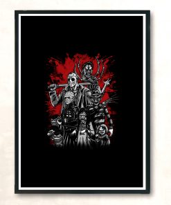 Horror League Ver2 Modern Poster Print