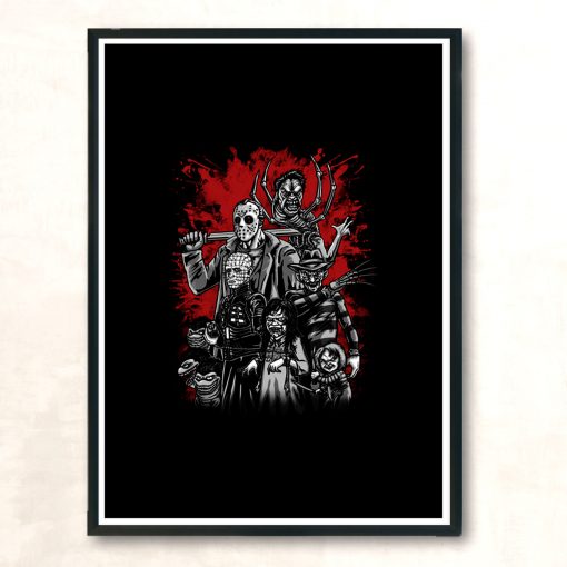 Horror League Ver2 Modern Poster Print