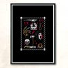 Horror Movie Flash Traditional Tattoo Goth Modern Poster Print