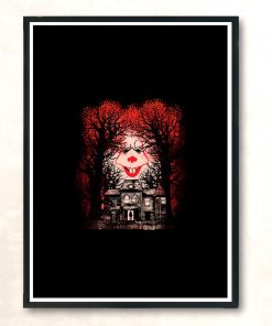 House Of Fear Modern Poster Print