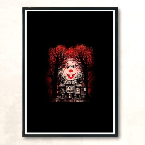 House Of Fear Modern Poster Print