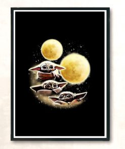 Howl At The Moons Modern Poster Print