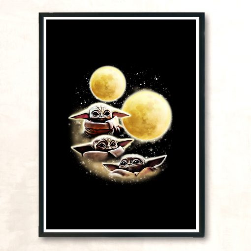 Howl At The Moons Modern Poster Print