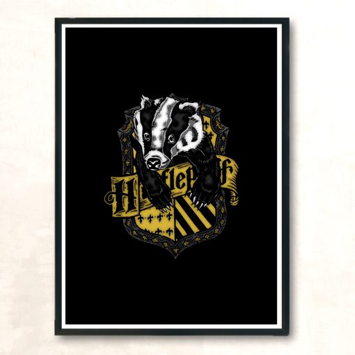 Hufflepuff Modern Poster Print