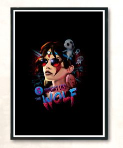 Hungry Like The Wolf Modern Poster Print