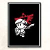 Hylian Hero White Modern Poster Print