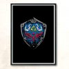 Hylian Shield Modern Poster Print