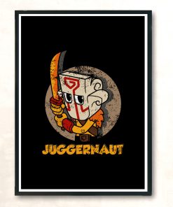 I Am Juggernaut Modern Poster Print