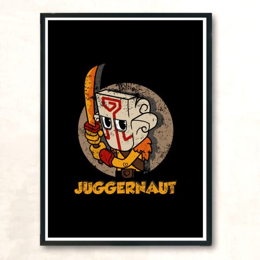 I Am Juggernaut Modern Poster Print