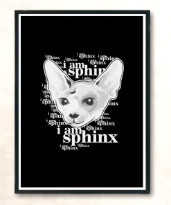 I Am Sphinx Modern Poster Print