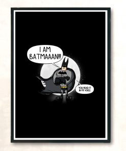 I Am Vengence I Am The Night Modern Poster Print